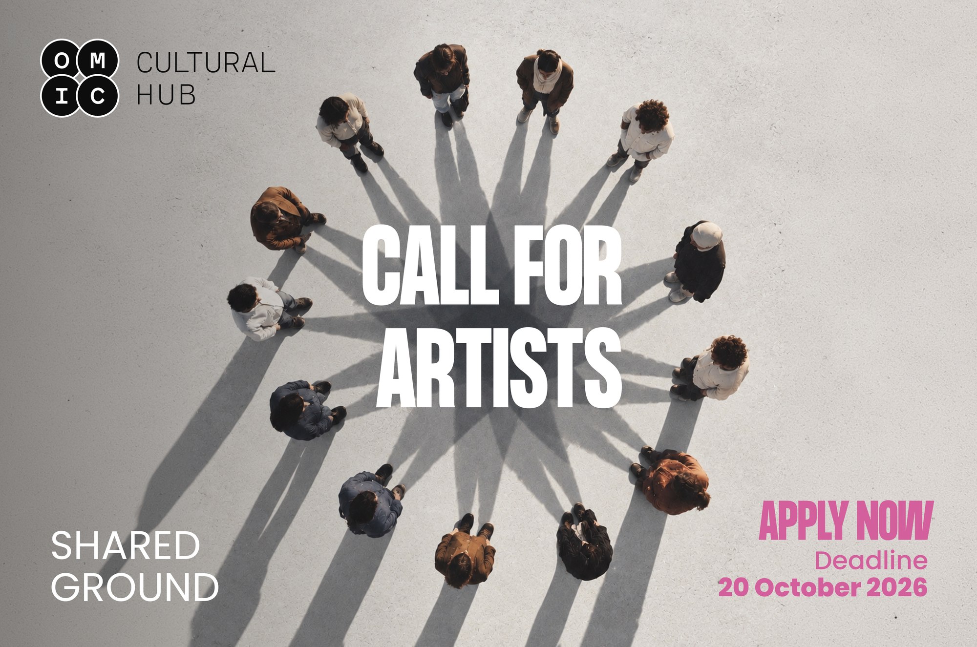 Call for Artists — Shared Ground. OMIC Art Prize 2026. Apply now, deadline 20 October 2026.